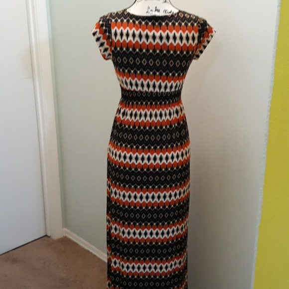 NWT 5th & Love geometric pattern dress med - Picture 4 of 6